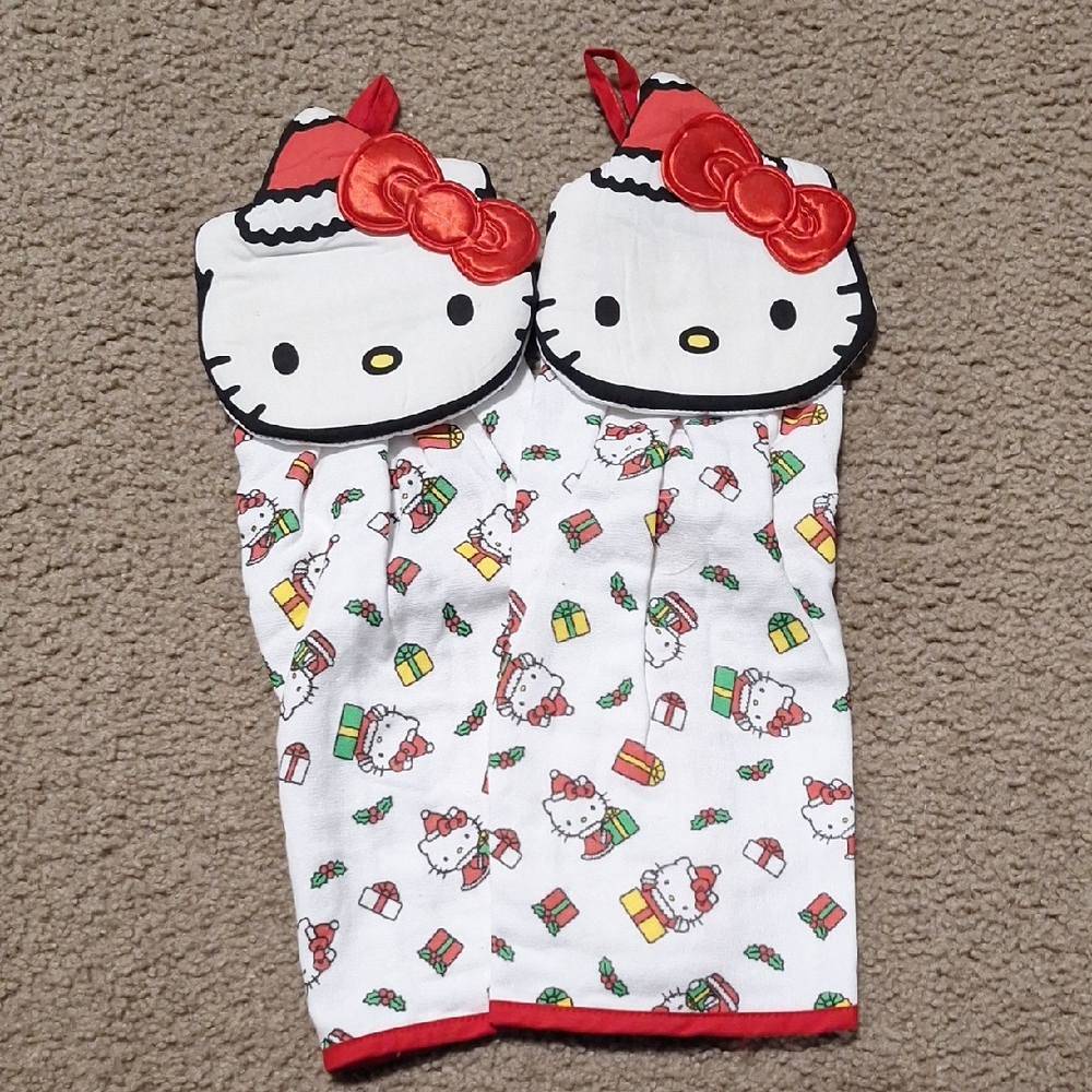 Hello Kitty Kitchen Hanging Towels